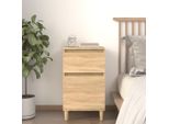 The Living Store Comodino Rovere Sonoma 40X35X70 Cm