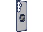 Avizar, Custodia Per Cellulare Con Supporto Per Anello Samsung Galaxy S24 Plus, Blu Scuro