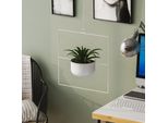 Evila Originals, Pandantif - Bianco, Vaso Decorativo, Bianco, 100 % Metallo, 40 X 17 X 40 Cm