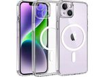 Custodia Magnetica Co2 Custodia Trasparente Rinforzata Per Magsafe Iphone 14 Plus
