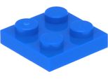 Piastre Lego® 2X2 3022 - 100 Pezzi Blu