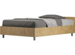 Ityhome - Letto Una Piazza E Mezza Contenitore 120X190 Quercia Nuamo