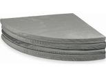 Tappeto Da Gioco 160 Cm Per Bambini, Rotondo, Pieghevole, Grigio Velluto