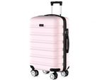 Voyagoux® Revelation - Valigia Da Viaggio Grande - 113L - Valigia - Valigia Da Viaggio Con Ruote - Rosa Chiaro - Chiusura Tsa