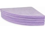 Tappeto Da Gioco 160 Cm Per Bambini, Rotondo, Pieghevole, Velvet Soft, Viola
