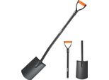Vanga Da Giardiniere Vevor, 122 Cm, Vanga Da Giardino, Pala Da Giardino Con Lama In Acciaio Legato E Impugnatura A D Antiscivolo, Pala Da Sabbia, Attrezzo Da Giardino Per Giardinaggio, Edilizia, Scavo E Spalatura Della Neve