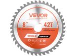 Lama Circolare Vevor (203 Mm φ & 42 Denti Affilati & 2,2 Mm Di Spessore) Ideale Per Legno Compensato Osb Duro, Compatibile Con Sega Circolare, Lama In Lega Con Estrattori Di Calore A Riduzione Del Rumore