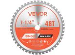 Lama Circolare Vevor (185 Mm φ & 48 Denti Affilati & 1,8 Mm Di Spessore) Ideale Per Acciaio Alluminio, Compatibile Con Sega Circolare, Lama In Acciaio Legato Con Estrattori Di Calore A Riduzione Del Rumore