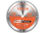 Lama Per Sega Circolare Vevor (254 Mm φ & 80 Denti Affilati & 2,6 Mm Di Spessore) Ideale Per Il Taglio Dell'alluminio, Compatibile Con Sega Circolare, Lama In Acciaio Legato Con Estrattori Di Calore A Riduzione Di Rumore