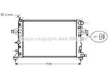 Prasco OLA2362 - Oe 1300265 Radiatore, Raffreddamento Motore Per Astra G, Astra H, Astra (A04)