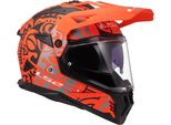Casco Enduro LS2 MX702 Pioneer Ii Rangi Arancione Opaco Taglia M