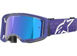 Occhiali Vision 8 Corp, Alpinestars (Viola, Plexi Blu A Specchio) 2026