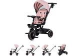 Chipolino Triciclo Max Sport 2 In 1, Triciclo, Portabicchieri, Sedile Reversibile, Cestino Rosa