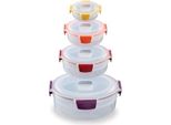 Joseph Joseph Nest Lock 4-Tlg. Frischhaltedosen-Set Rund Mehrfa