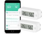 Igrometro Termometro Wifi Per Interni: Sensore Di Temperatura Intelligente, App Per Il Monitoraggio Digitale Dell'umidità E Registrazione Dei Dati, Alexa Compatibile, Termometro Per La Stanza Del Sonno