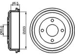 Bosch Tamburo Del Freno 0 986 477 054