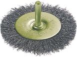 Spazzola A Disco 75 Mm Wolfcraft - Filo Ondulato, Gambo