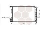 Van Wezel | Radiatore, Raffreddamento Motore (58002072) Adatto Per Vw