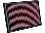 K&N 33-3045 Filtro Aria Ad Alte Prestazioni Per Toyota Hilux Pick-Up (GUN1) Filtro A Lunga Durata Square