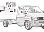 Van Wezel 5791803 Specchietto Esterno Specchietto Laterale Sinistro Per Vw Transporter Vi Bus (Sgb, Sgg, Sgj) Asferico
