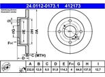 2X Disco Freno Ate 24.0112-0173.1 Per Suzuki Swift Ii Hatchback (Ea Ma)