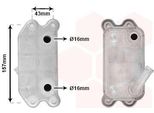 Van Wezel 59003168 Radiatore Olio Motore Per Volvo XC60 (156) V50 (545) V70 Iii (135) C30 (533) XC70 Ii Estate (136) S40 Ii (544)