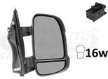 Van Wezel Specchio Esterno Nero Destro (0983808) Per Fiat Ducato Peugeot Boxer
