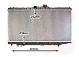 Van Wezel 53002123 Radiatore Radiatore Acqua Radiatore Motore Per Toyota Corolla Liftback (E9) Corolla Compact (E9) Corolla (E9) Carina Ii (T17)