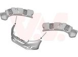 Van Wezel 4034569 Staffa Paraurti Anteriore Sinistra Anteriore Destra Per Peugeot 208 I Hatchback (Ca, Cc)