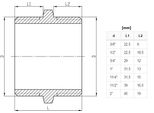 Messing-Anschlussnippel 1'' - H/Zm-03-025