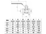 Gruccia Standard Con Bordo Di Rinforzo, Innen-/Innengewinde 3/4'' - H/Zk-01-020