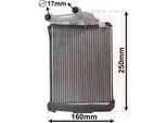 Van Wezel 30006680 Scambiatore Di Calore Radiatore Riscaldamento Interno Adatto Per MERCEDES-BENZ Classe M (W163)