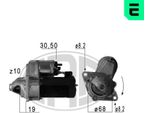 Era 220691A Motorino Di Avviamento 1,3 Kw Per Opel Corsa D Hatchback (S07) 12 V