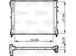 Valeo 735273 - Radiatore Oe 51793589, Raffreddamento Motore Per 500 (312), Panda, Ka (RU8)