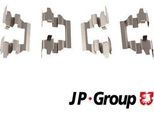 4X Jp Group 4064004110 Kit Accessori Pastiglie Freno A Disco Posteriore Per Renault Koleos (Hy) Per Nissan X-TRAIL (T30)