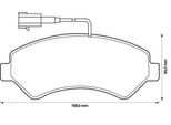Set Pastiglie Freno Anteriori Jurid Per Fiat Ducato Furgone (250, 290) 573261J