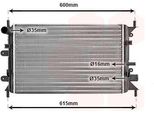 Van Wezel 18002149 Radiatore Raffreddamento Del Motore