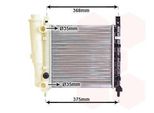 Van Wezel 17002038 Radiatore Radiatore Acqua Radiatore Motore Per Fiat Uno Hatchback (146)