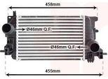 Van Wezel 37004592 - Intercooler Oe 1302143 Per Meriva B (S10)