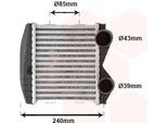 Van Wezel 29004003 - Intercooler Oe A0003007V002 Per Fortwo (450), Cabrio (450), City-Coupe (450)