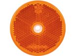 Riflettore Per Auto Giallo 60 Mm Con Foro 6 Mm