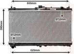Van Wezel 27002138 - Radiatore Oe BP4W 15 200A, Raffreddamento Motore Per MX-5 Ii (Nb)