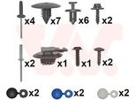 Kit Di Montaggio, Paraurti Anteriore Di Van Wezel (4376794) Kit Di Montaggio Della Carrozzeria