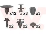 Van Wezel 4377796 - Oe 600385586R Kit Di Montaggio, Parafango Per Megane Iii