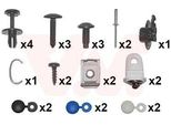 Van Wezel 4060794 - Oe 6994FL Kit Di Montaggio, Paraurti Per 407, 407 Sw (6D, 6E)