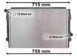 Van Wezel | Radiatore, Raffreddamento Motore (58002336) Adatto Per Audi, Skoda, Vw, Seat, Cupra