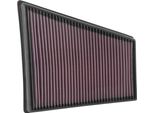 K&N 33-3078 Filtro Aria Ad Alte Prestazioni Per Porsche 718 Cayman (982) Filtro A Lunga Durata Square