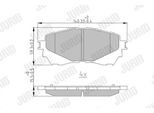 Set Di Pastiglie Freno Anteriori Jurid Per Mazda 6 Station Wagon (Gj, Gl) 573444J