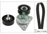 Ina 529 0385 10 Set Di Cinghie Trapezoidali Per Ford Focus (Daw, Dbw)