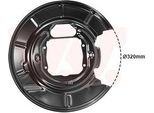 Van Wezel 0639377 - Oe 34211162773 Piastra Di Ancoraggio, Asse Posteriore Sinistro Per Serie 5 (E39)